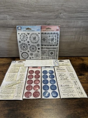 Lote de álbumes de recortes de diseño Cloud 9 3D epoxi, brillo y pegatinas transparentes lote de 7 paquetes Foto 1 de 4