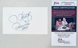 Oksana Baiul Signed Autographed 3x5 Card JSA Cert Figure Skater Gold Medalist - Picture 1 of 1