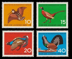 BERLIN WEST GERMANY ANIMAL BIRDS full MNH set (4) 1965 #N9B29-32 Mi 250-3 - Picture 1 of 1