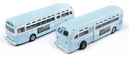 Classic Metal Works 52000 N Mini Metals NJ GMC Transit Bus (Pack of 2) - Image 1 of 1