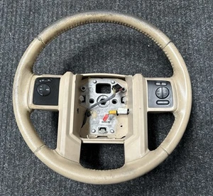 2007-2014 FORD EXPEDITION F250 CAMEL STEERING WHEEL CRUISE AND AUDIO OEM 07-14 - Picture 1 of 7