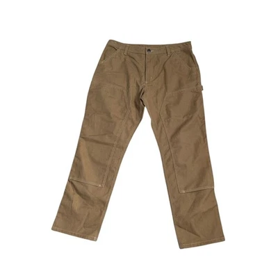 Pantalones de cáñamo Patagonia para mujer ajustados todas las estaciones caqui carpintero talla 16x28 NUEVO Foto 1 de 4