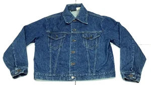 Roebucks Sears Western Wear Vintage Blue Union Made Denim Jacket Size Large - Bild 1 von 6