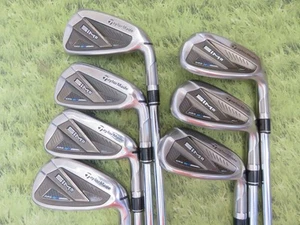 Taylormade SIM 2 MAX 5-PW+AW Irons KBS STIFF - Picture 1 of 7