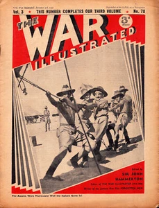 THE WAR ILLUSTRATED No.70 JAN 1941 NORTH AFRICA LIBYA KENYA RAF WAVELL ITALIANS - Picture 1 of 5