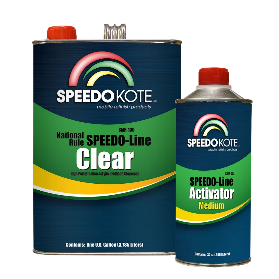 Automotive Clear Coat Fast Dry 2K Urethane, SMR-130/75 4:1 Gallon Clearcoat Kit - Image 1 of 1