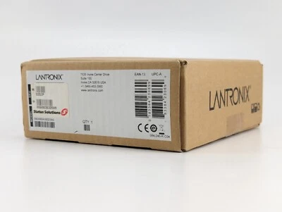 LANTRONIX UDS1100 Universal Device Server Ethernet to Serial RS232/422/485 - Image 1 of 4