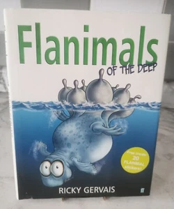 Flanimals Of The Deep Book With Stickers - Ricky Gervais (2006) *SIGNED BOOK* - Picture 1 of 4