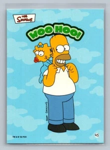 HOMER & MAGGIE SIMPSON WooHoo! 2002 Topps The Simpsons Sticker #45 C2 - Picture 1 of 2