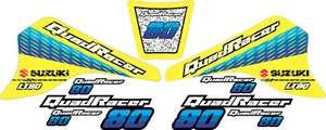 Yel/Blue LT80 Quadracer Graphics Lt 80 Decals Stickers ltz 80 90 Quadsport - Picture 1 of 7