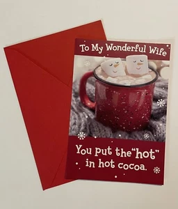 NEU Hallmark Weihnachtsgrußkarte & Umschlag für eine wunderbare Frau - Bild 1 von 4