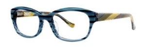 Kensie Horizon Blue Optical Eyeglass Frame Glasses Square 50-17-130 MSRP $165 - Picture 1 of 3