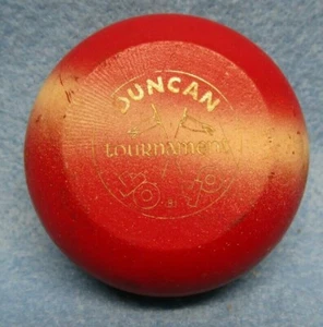 Vintage 1950's Duncan Tournament Yo Yo Red Wooden Wood - Picture 1 of 6