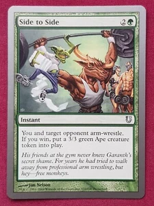 Magic The Gathering UNHINGED SIDE TO SIDE tarjeta verde Magic The Gathering - Imagen 1 de 2
