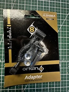 Origin8 TorqLite Ashima Post Mount Disc Adapter 160mm to 180mm FT/RR Post Mount - Picture 1 of 12