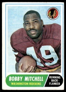 1968 Topps Bobby Mitchell #35 Washington Redskins Football Card - Picture 1 of 2