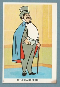 1970s Spain Spanish Walt Disney Trade Card #107 George Darling from Peter Pan - Picture 1 of 1