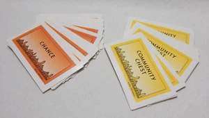 Monopoly Deluxe Edition Chance And Community Chest Cards - Picture 1 of 2
