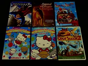 NEU! 6 Abenteuer DVD Konvolut! Superman Returns, Hello Kitty, Open Season 2 + mehr!!! - Bild 1 von 15