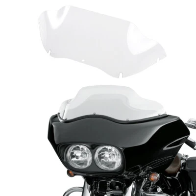 9.5'' Clear Windshield for 1996-2013 Harley Davidson Road Glide Front Windscreen Foto 1 de 4