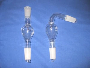  Kjeldahl Spritzschutzadapter: gerade oder gebogen, 24/40, neu - Bild 1 von 3