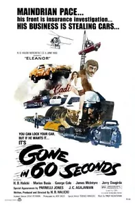 Gone in 60 Seconds Filmposter 24 Zoll x 36 Zoll - Bild 1 von 1