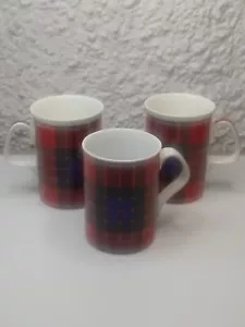 Tazze Fraser Tartan 3 Balfour Cina Scozia 4 pollici SPEDIZIONE E IMBALLAGGIO GRATUITI UK - Foto 1 di 24