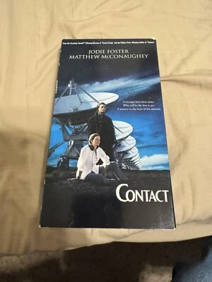 Contact (VHS, 1998) Matthew Mcconaughey, Jodie Foster - Image 1 of 3