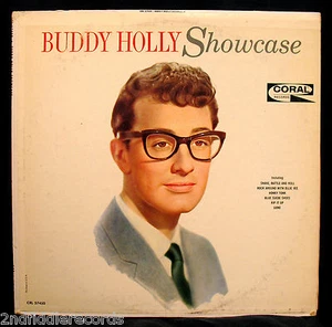 BUDDY HOLLY-Showcase-Great Album From 1964-CORAL CRL 57450-Colorband VG+ to VG++ - Picture 1 of 3