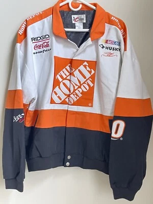Tony Stewart Home Depot NASCAR Racing Size L Jacket Coat Chase Authentics New - Image 1 of 4