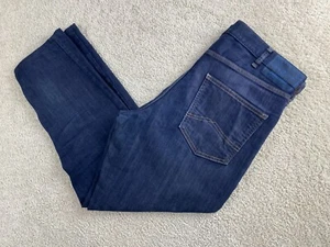 Patagonia Jeans Men's 34x26 Iron Clad Jeans Dark Blue Pants Tapered Leg - Picture 1 of 13