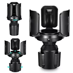 Car Cup Holder Expander Adapter Adjustable All Purpose Cup Holder Expander fo... - Picture 1 of 7