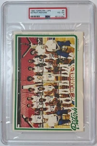 1980 Topps Pin-Ups #5 DETROIT PISTONS PSA 4 - Picture 1 of 2