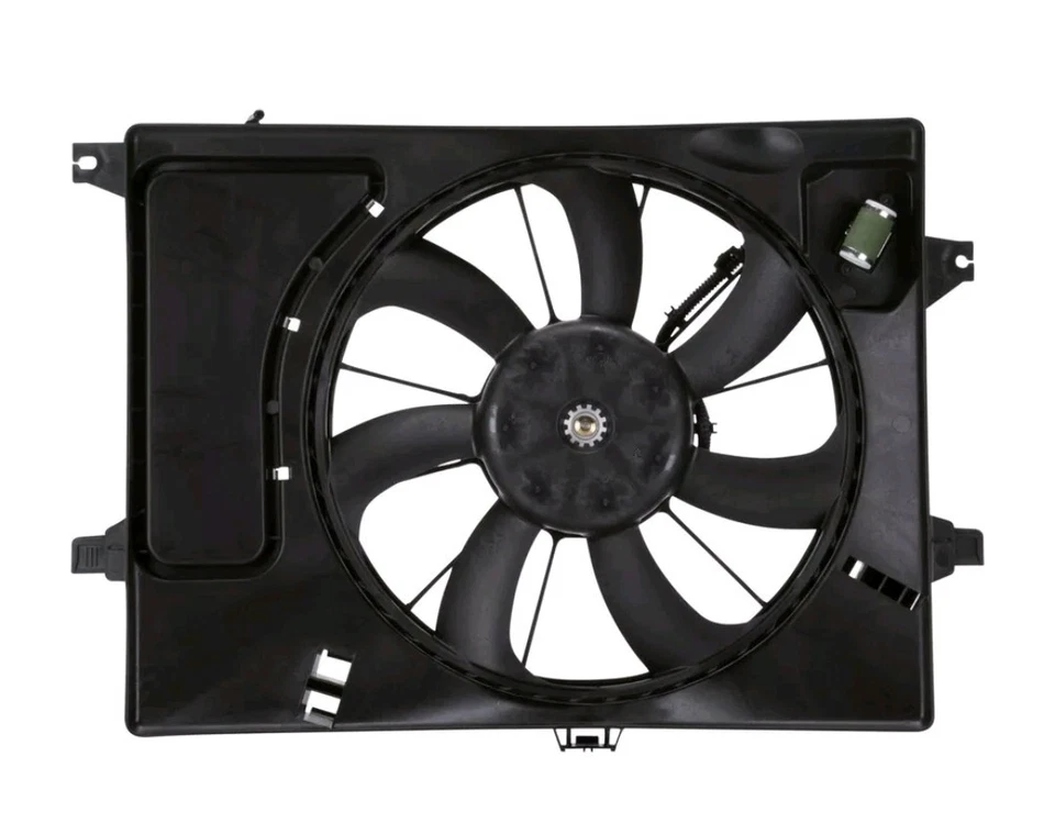 Conjunto de ventilador condensador y radiador doble TYC 622600 para Kia Soul 12-19 Foto 1 de 4