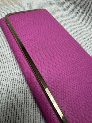 BOLSO DE MANO ALDO CADENA BOLSO DE HOMBRO Serpiente Cuero Sintético Repujado, ROSA Foto 1 de 4