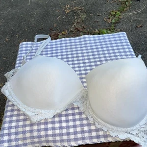 BH leicht gepolstert Chiffon grün Spitze verstellbare Träger - Bild 1 von 4