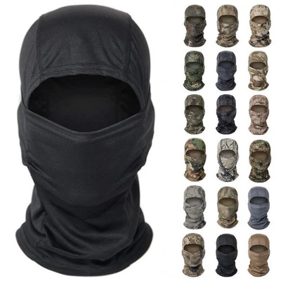 Tactical Camouflage Hunting Balaclava Face Mask Shield Neck Gaiter Headwear Hats - Image 1 of 4