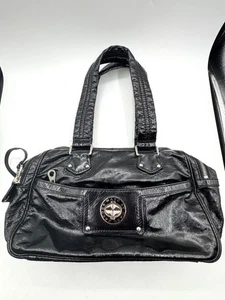 Vintage Y2K Marc Jacobs Puffy Handtasche schwarz Lackleder - Bild 1 von 9