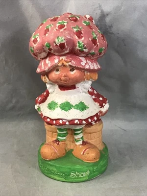 STRAWBERRY SHORTCAKE 5 pol. Estatueta vintage 1980 American Greetings - Imagem 1 de 4