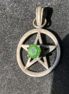 Colgante Gótico Alquimia Como Pentagrama Raro Retirado Punk De Colección Gótico Pagano Bruja Foto 1 de 4