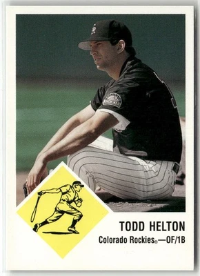 1998 FLEER TRADITION #21 TODD HELTON VINTAGE COLORADO ROCKIES - Image 1 of 2