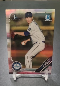 2019 George Kirby Bowman Chrome Draft #BDC115 1st Bowman Mariners Rookie Card - Bild 1 von 2