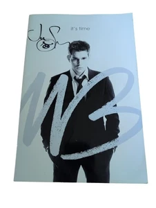 Libro de recuerdo del programa de conciertos de Michael Buble 2004 IT'S TIME TOUR *AUTOGRAFIADO* - Imagen 1 de 3