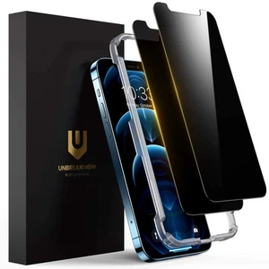 Protector de Pantalla de Privacidad para iPhone 12/ iPhone 12 Pro, Templado Irrompible... - Imagen 1 de 10