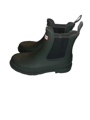 Hunter Commando Chelsea Boot Women's Casual Boots, green, W8 - Imagem 1 de 4