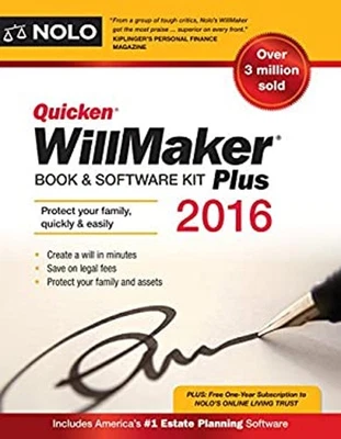 Quicken Willmaker Plus 2016 : Book and Software Kit Paperback Edi - Image 1 of 2