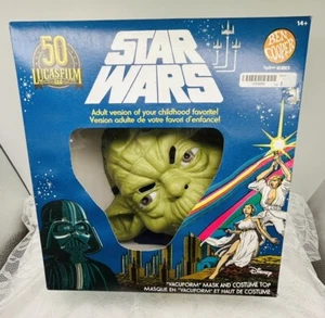 Ben Cooper Star Wars YODA Costume Adult One Size Rubies 50th NEW - Picture 1 of 6