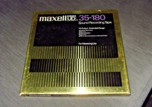 Maxell UD Ultra-Dynamic 35-180 Prerecorded 70s Classic Rock 10.5" Recording Tape - Picture 1 of 7