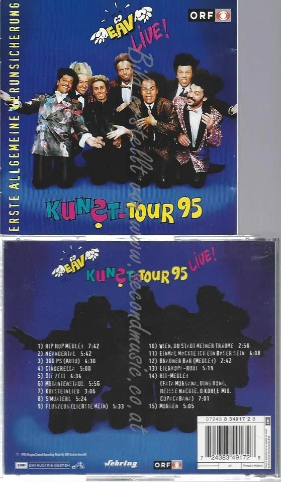 CD--EAV | --LIVE KUNST-TOUR '95 - Bild 1 von 1