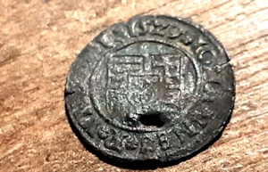 HAMMERED SILVER BILLON COIN 1529 - Picture 1 of 2